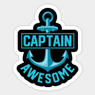 Captain awesome Sticker